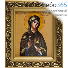  Икона в раме 14х15, багет деревянный, под стеклом, ИМЕННЫЕ Ксения Миласская, фото 1 