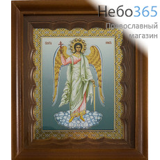  Икона в киоте (Пр) 11х13, с киотом 15х17, стразы Ангел Хранитель, фото 1 