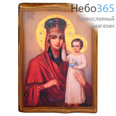  Икона на дереве (Зв) 12,5х15,5 (12,5х17,5), цифровая печать на прессованном хлопке, покрытая лаком Божией Матери Призри на смирение (0096), фото 1 