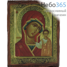  Икона на дереве (Зв) 12,5х15,5 (12,5х17,5), цифровая печать на прессованном хлопке, покрытая лаком Божией Матери Казанская (7), фото 1 