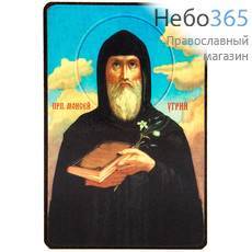  Икона на дереве 5х9, 6х8, 7х9, покрытая лаком Моисей Угрин, преподобный, фото 1 
