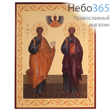  Икона на дереве 30х40, копии старинных и современных икон, в коробке Петр и Павел, апостолы, фото 1 