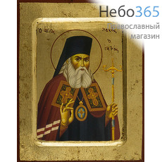  Икона на дереве B 2, 14х18, ручное золочение, с ковчегом Лука Крымский, святитель, фото 1 