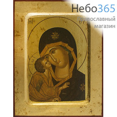  Икона на дереве B 2 NB, 14х19, с ковчегом, основа МДФ икона Божией Матери Донская (фрагмент) (2306), фото 1 