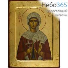  Икона на дереве (Нпл) B 4, 18х24, ручное золочение, с ковчегом Христина Тирская, мученица (2859), фото 1 