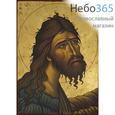  Икона на дереве, 19х26 см,  ручное золочение (B 5) (Нпл) Иоанн Креститель, пророк (2550), фото 1 