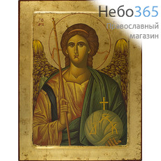  Икона на дереве (Нпл) B 6, 24х31, ручное золочение, с ковчегом Михаил, Архангел (2983), фото 1 