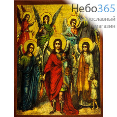  Икона на дереве (Тих) 8-12х12, печать на левкасе, золочение Собор Архангела Михаила (СА-01), фото 1 