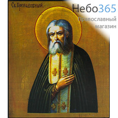  Икона на дереве (Су) 20х25, полиграфия, копии старинных и современных икон Серафим Саровский, преподобный (107), фото 1 