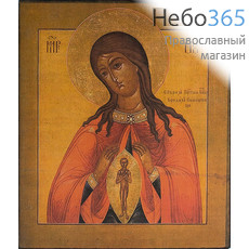  Икона на дереве (Су) 20х25, полиграфия, копии старинных и современных икон икона Божией Матери Помощница в родах (272), фото 1 