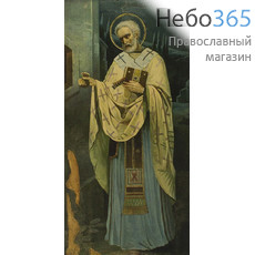  Икона на дереве 15х18 см, печать на холсте, копии старинных и современных икон (Су) Николай Чудотворец, святитель (3), фото 1 