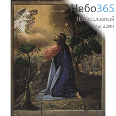  Икона на дереве 10х17,12х17 см, полиграфия, копии старинных и современных икон (Су) Моление о Чаше (185), фото 1 