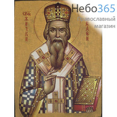  Икона на дереве 10х17,12х17 см, полиграфия, копии старинных и современных икон (Су) Николай Сербский, святитель, фото 1 