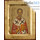  Икона на дереве 11х13 см, полиграфия, золотой фон, ручная доработка, основа МДФ, с ковчегом (BOSNB) (Нпл) Николай Чудотворец, святитель (X2337), фото 1 