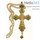  Крест наперсный протоиерейский №60, латунный, с позолотой, со вставками, высотой 12 см, с цепью, 2.10.0131лп/1лп, 2.7.0201лп, фото 1 
