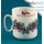  Чашка фарфоровая с деколью "Ангела за трапезой", с цветами, высотой 9,5 см, объемом 300 мл.,в ассортименте, фото 1 