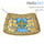 Требный комплект, голубой с золотом, греческая парча, греческий галун, длина 145см, фото 2 