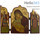  Складень деревянный с иконой Божией Матери Умиление (Сладкое Лобзание) и иконами Архангелов Михаила и Гавриила, тройной, 21х14х2 см. Деревянная основа, ручное золочение, фигурный верх (B81) (Нпл), фото 1 