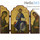  Складень-триптих с иконой Спасителя на престоле и предстоящими Пресвятой Богородицей и Иоанном Предтечей, 19х27х1,8 см. Деревянная основа, ручное золочение, фигурный верх (Нпл) (B 83), фото 1 