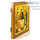  Святая Троица. Икона писаная 27х31х3,8, цветной фон, золотые нимбы, с ковчегом, фото 2 