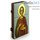  Пантелеимон, великомученик. Икона писаная 20х25, золотой нимб, цветной фон, фото 2 