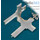  Крест наперсный протоиерейский №59, латунный, с посеребрением, мощевик, высотой 9 см, с цепью, 2.10.0067л/1л, 2.7.0201л, фото 3 