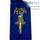  Крест наперсный протоиерейский №62, латунный, с посеребрением и родированием, высотой 10.5 см, с цепью, 2.10.0182л/76л, 2.7.0276л, фото 2 
