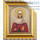 Икона в раме 13х15 см, полиграфия, золотое и серебряное тиснение, цветной фон, пластиковый багет, под стеклом (Су) Наталия, мученица, фото 1 