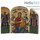  Складень с иконами: Всецарица икона Божией Матери, Архангелы Михаил и Гавриил, 9х7х1 см. Трехстворчатый, деревянный, с наружной резьбой (Нпл) (A8), фото 1 