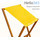  Аналой деревянный раскладной, с тканевым верхом, 23120 цвет материи: желтый, ножки светлые, фото 1 