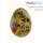  Магнит пасхальный "Яйцо" из ПВХ, с пасхальными сюжетами, BS10102 / 17796 Вид №18  Цыплёнок, овечка, колокольчик, фото 1 