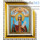  Икона в раме 13х15 см, полиграфия, золотое и серебряное тиснение, цветной фон, пластиковый багет, под стеклом (Су) Спаситель (38) (пара к Казанской иконе Божией Матери 3), фото 2 