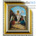  Икона в раме 13х15 см, полиграфия, золотое и серебряное тиснение, цветной фон, пластиковый багет, под стеклом (Су) Варвара, великомученица (95), фото 3 