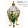  Яйцо пасхальное металлическое - шкатулка в стиле Фаберже, ЛАНДЫШИ, с эмалью, золотом и стразами, белое, выс.15 см, фото 1 