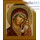  Венчальная пара: Спаситель, Казанская икона Божией Матери. Иконы писаные 21х25х3,5 см, цветной фон, золотые нимбы, с ковчегом (цена за пару) (Лг), фото 3 