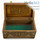  Мощевик- ковчег деревянный , прямоугольный, из липы, со стеклом, абрамцево- кудринская резьба, фото 2 