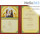  Свидетельство о крещении, с иконой, с золотым тиснен, в картонном переплёте с мягкой подложкой, 12,5 х 18,5 см . красного цвета с Казанской ик. Б.М., фото 2 