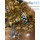  Лампада подвесная латунная "Каскад", без стакана, с эмалью со сканью, с золочением, высотой 18 см с синей эмалью и камнями, вид № 3, фото 3 