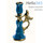  Подсвечник* керамический "Башенка", высокий, с голубем на ручке, комбинированный, с эмалью и золотом, высотой 10,5-12,5 см (в уп.- 5 шт.)РРР, фото 3 