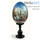  Яйцо пасхальное деревянное с авторской росписью "Пейзаж" , на подставке, высотой 11 см (без учёта подставки) вид №21, фото 2 