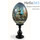  Яйцо пасхальное деревянное с авторской росписью "Пейзаж" , на подставке, высотой 11 см (без учёта подставки) вид № 4, фото 3 