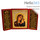  Складень бархатный с иконой 13х16 см, тройной, с молитвой на створках (Бен), фото 1 