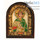  Икона в деревянной раме (Ож) 17х22, со стеклом, полиграфия, вышивка бисером, отделка камнями, подарочная коробка, фото 2 