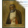  Серафим Саровский, преподобный. Икона писаная 17х22 см, резьба по серебру, без ковчега, начало 20 века (Кж), фото 1 