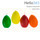  Свеча парафиновая 1003, Яйцо, цветное, фото 1 