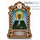  Матрона Московская, блаженная. Икона в раме (Мг) 13,3х19, полиграфия с золотым тиснением, деревянная рама, без стекла, на подставке, фото 1 