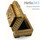  Шкатулка деревянная для хранения святынь, прямоугольная, со ступенчатой крышкой, из липы, высотой 6,5 - 7 см, абрамцево-кудринская резьба, фото 3 