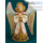 Ангел, фигура деревянная резная, с цветной росписью, высотой 32 см, фото 4 