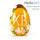  Яйцо пасхальное стеклянное окрашенное, ручная роспись, высотой 6,5 см, цвет в ассортименте, фото 9 