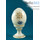  Яйцо пасхальное керамическое большое, цельное, с белой глазурью, с деколями Ангелы, Вид, с золотом, ЯБМ0Б0ЦВЗ, фото 3 